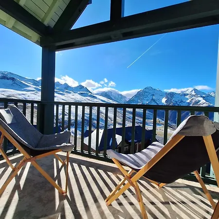 Chez Celine Sous La Neige - Vue Montagne & Ambiance Apartamento