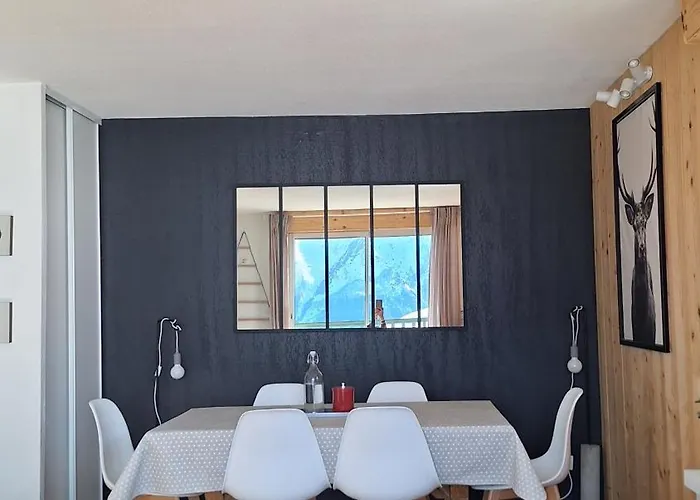 Chez Celine Sous La Neige - Vue Montagne & Ambiance Apartamento